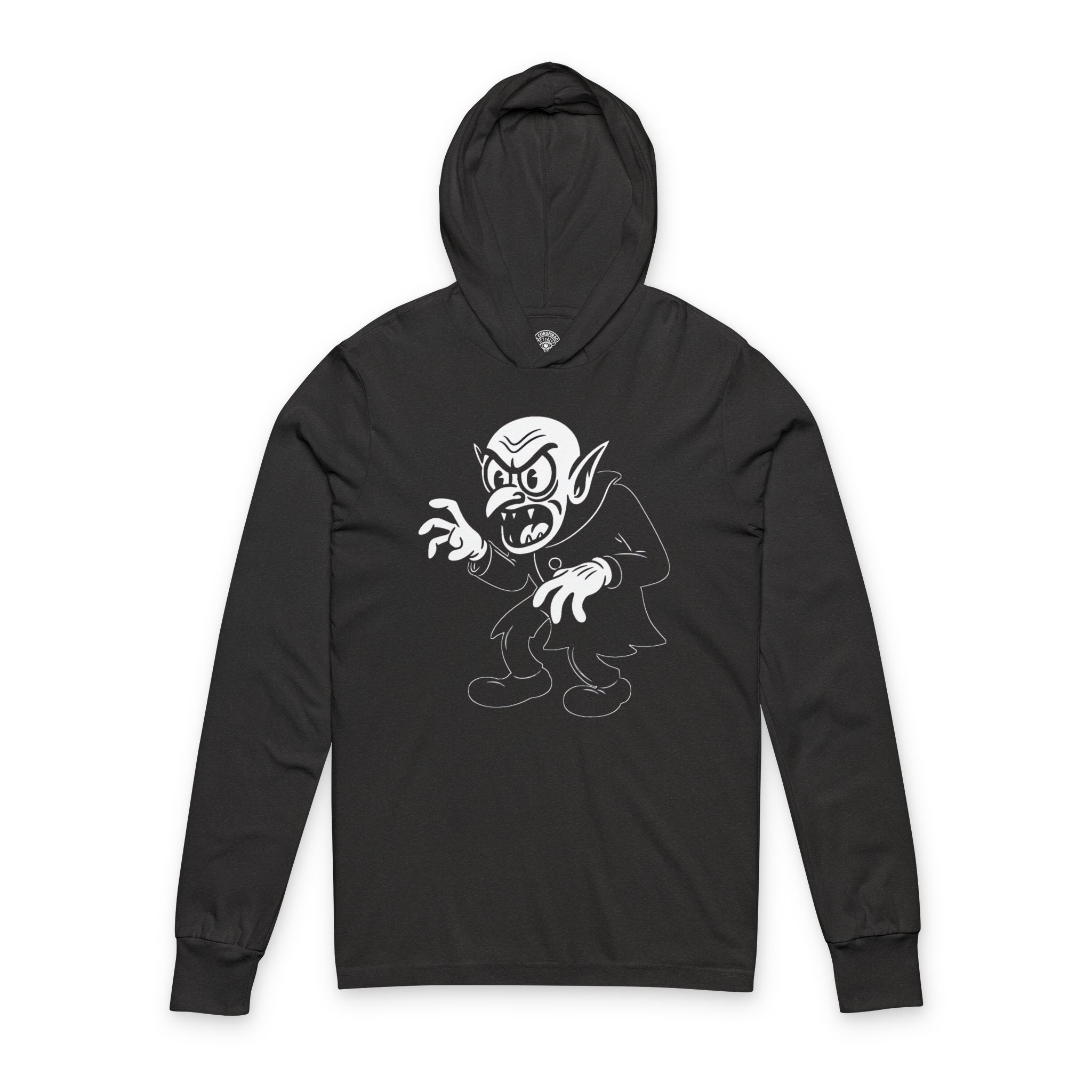 Nosferatu Rubber Hose Horror Hooded Long Sleeve Tee